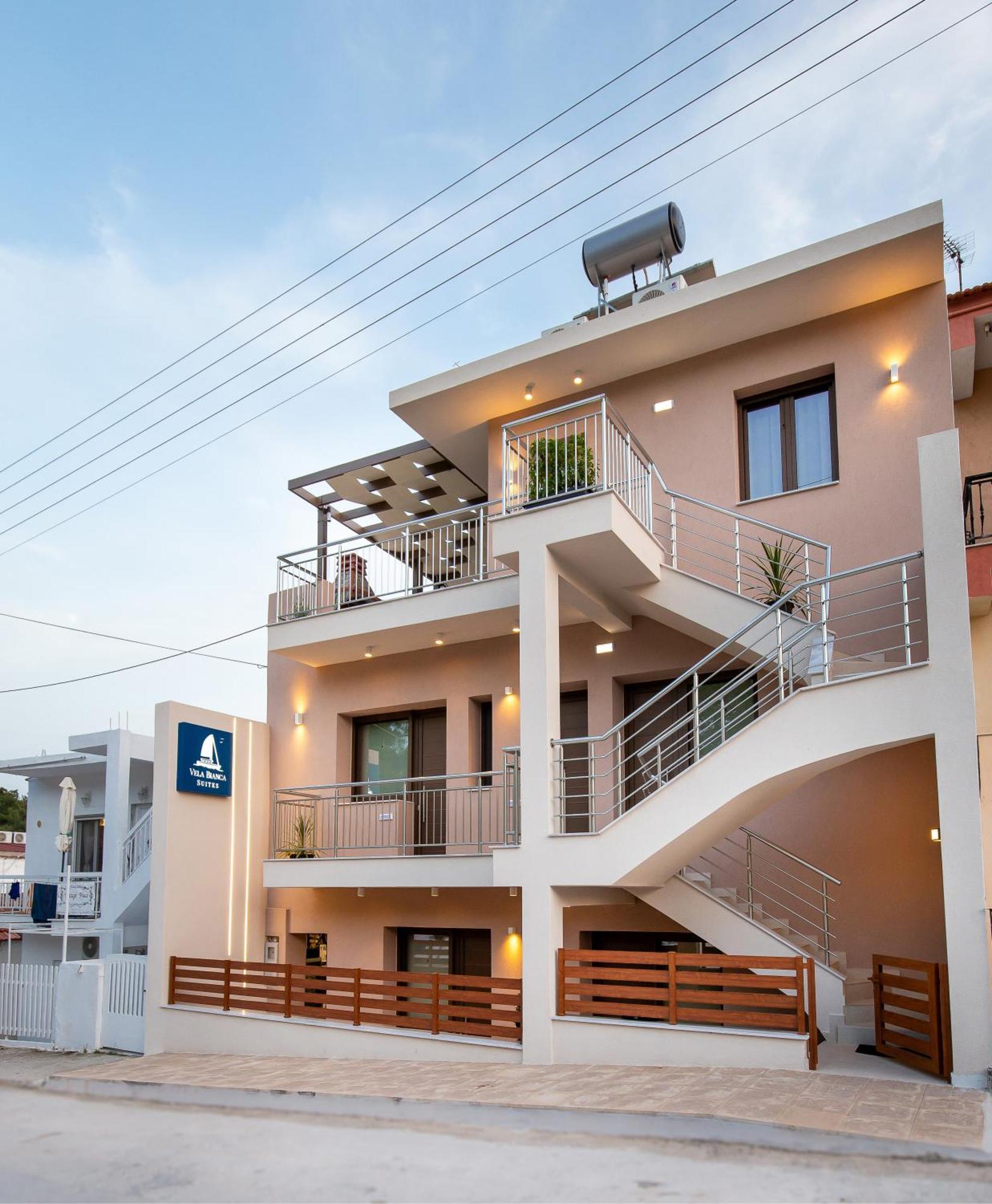 Vela Bianca Suites Limenaria  Exterior foto