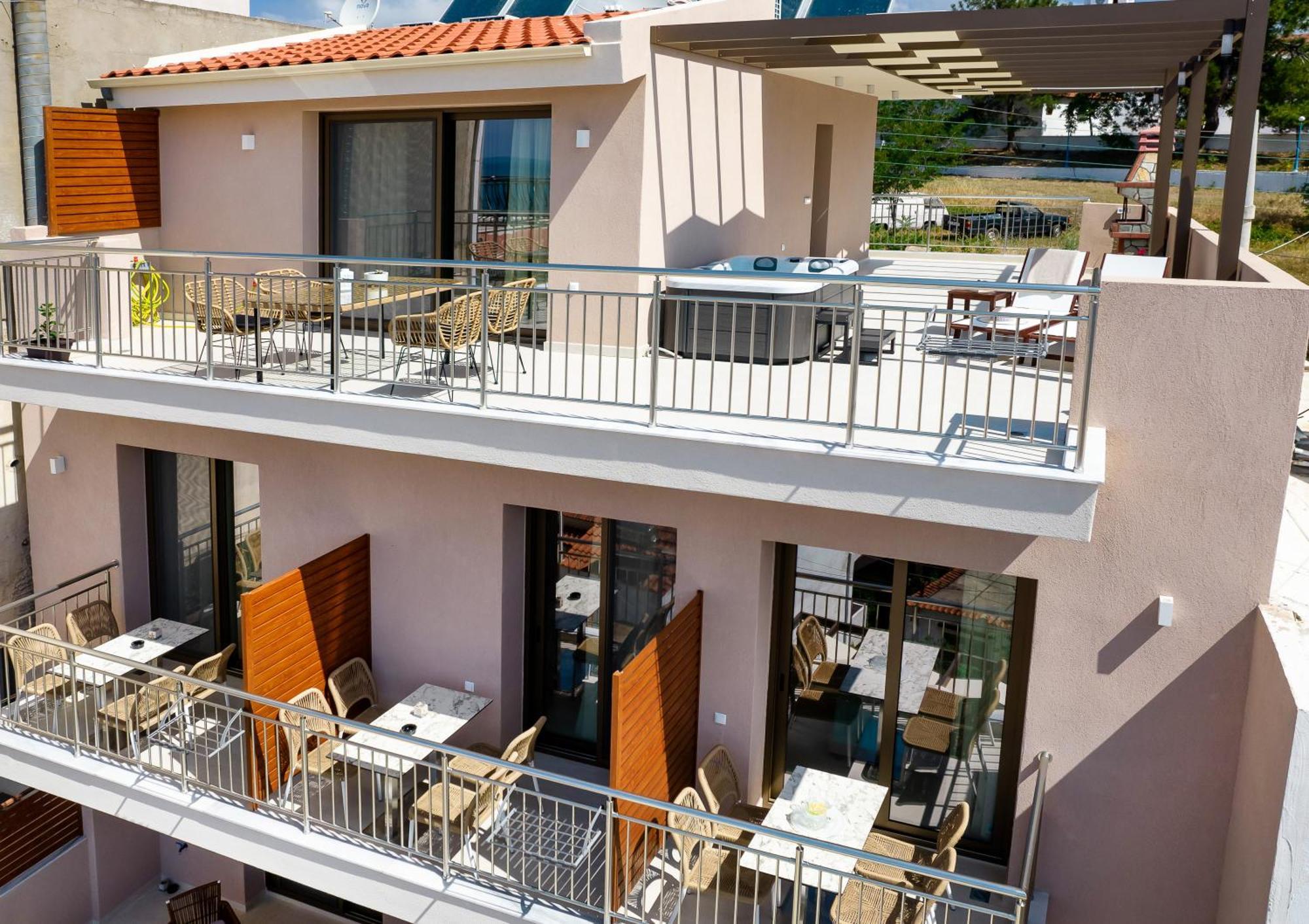 Vela Bianca Suites Limenaria  Exterior foto